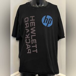 HP Hewlett Packard Black T-shirt Size 2XL